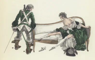 Illustration für Voltaires Candide